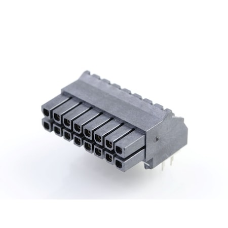 Molex Rectangular Power Connector, 16 Contact(S), Female, Solder Terminal, Receptacle 447641601